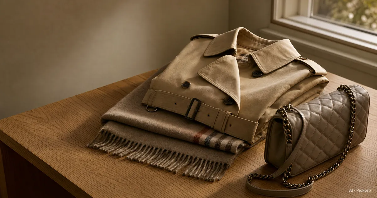 Your First Burberry, Trench Coat, Check Scarf, or Lola Bag